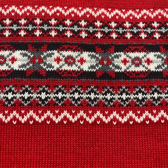 Roundtree & Yorke Crew Neck Red Pullover Sweater - Picture 9 of 13